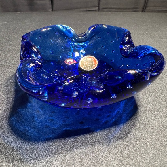 1960/70’s Murano Blue Glass ashtray